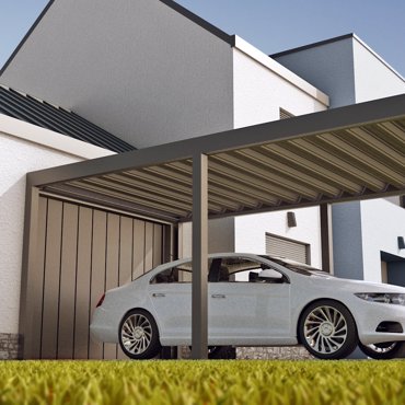 Inspirace Carport ARTOSI – hliníkový přístřešek pro auta
